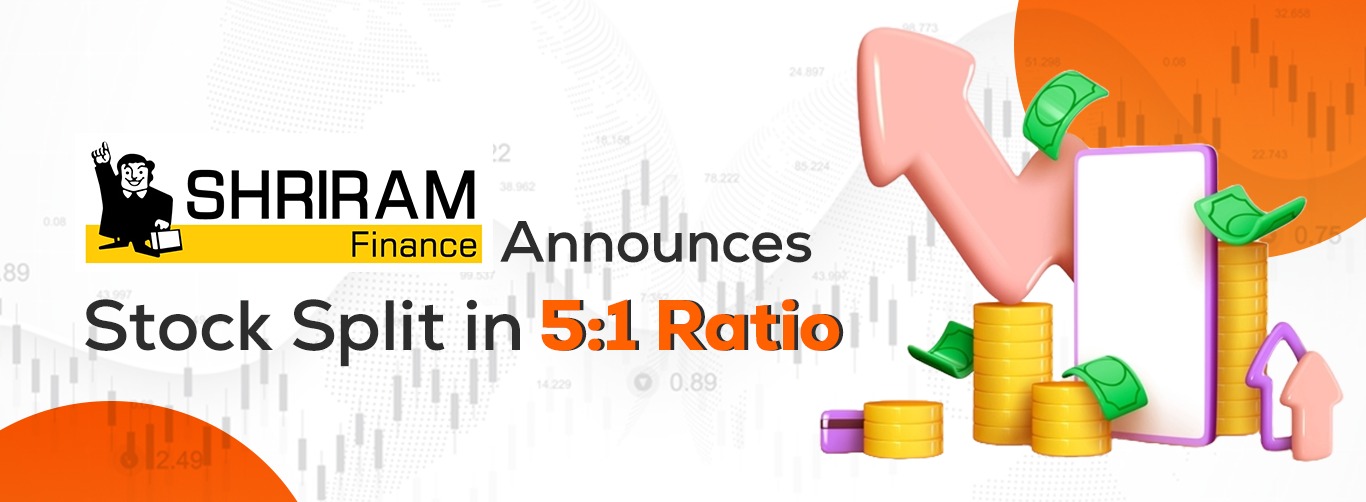 shriram finance announces bonus issue, stock split in 5:1 ratio