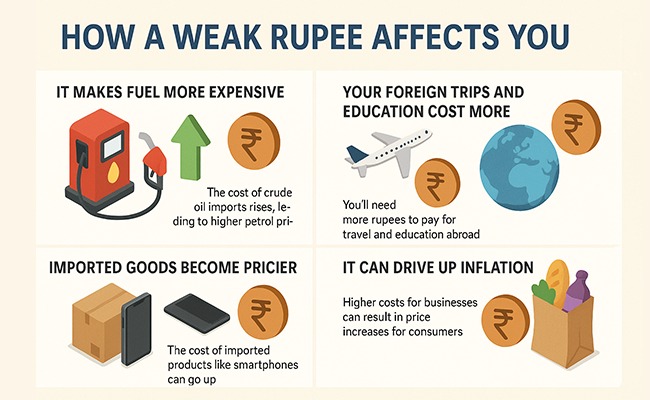 How a Weaker Rupee Affects You