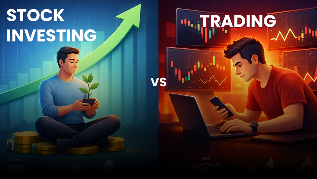 Differences Between Stock Investing and Trading