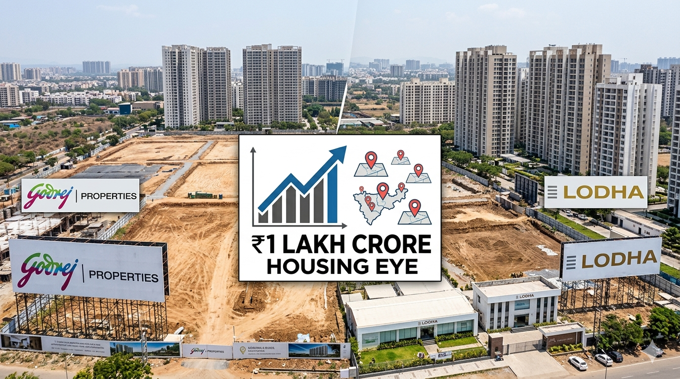 Godrej, Lodha Acquire 25+ Land Parcels; Eye ₹1 Lakh Crore Housing