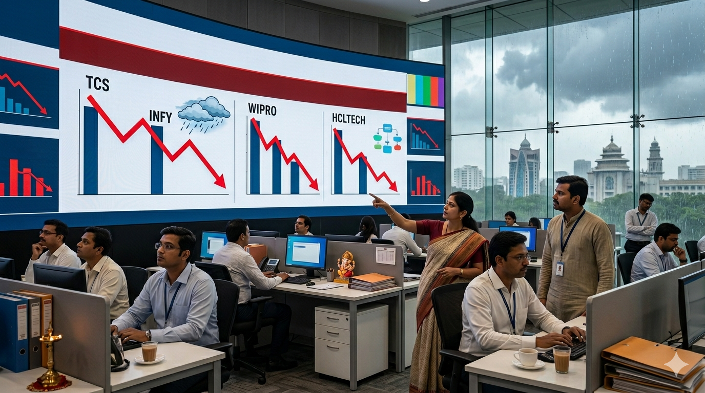 Indian IT Sector Faces Headwinds Amid Valuation Cuts