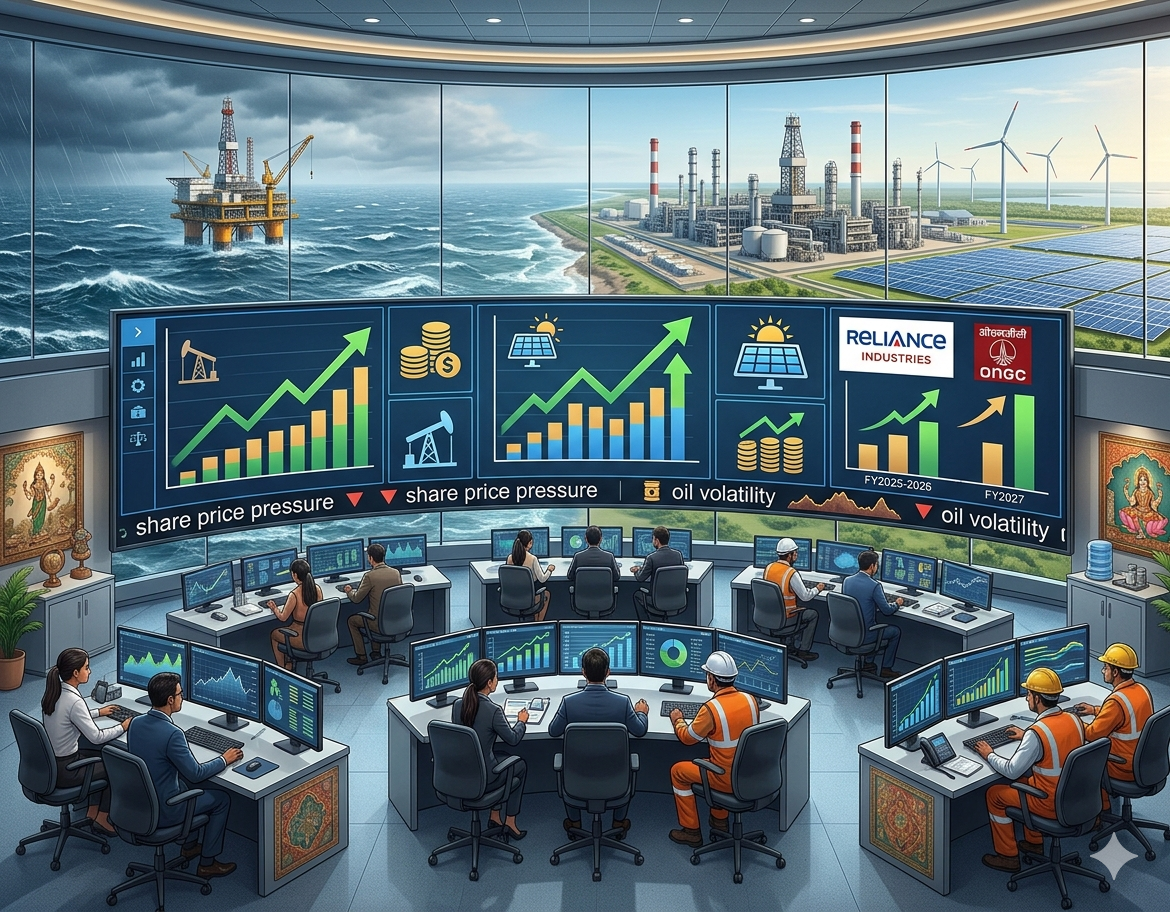 India Energy Sector: Reliance, ONGC Amid Oil Volatility