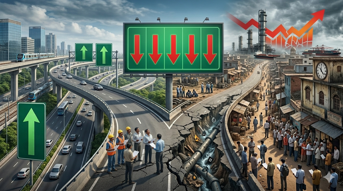 Goldman Sachs Slashes India GDP Forecast to 5.9% Amid Oil Price Surge