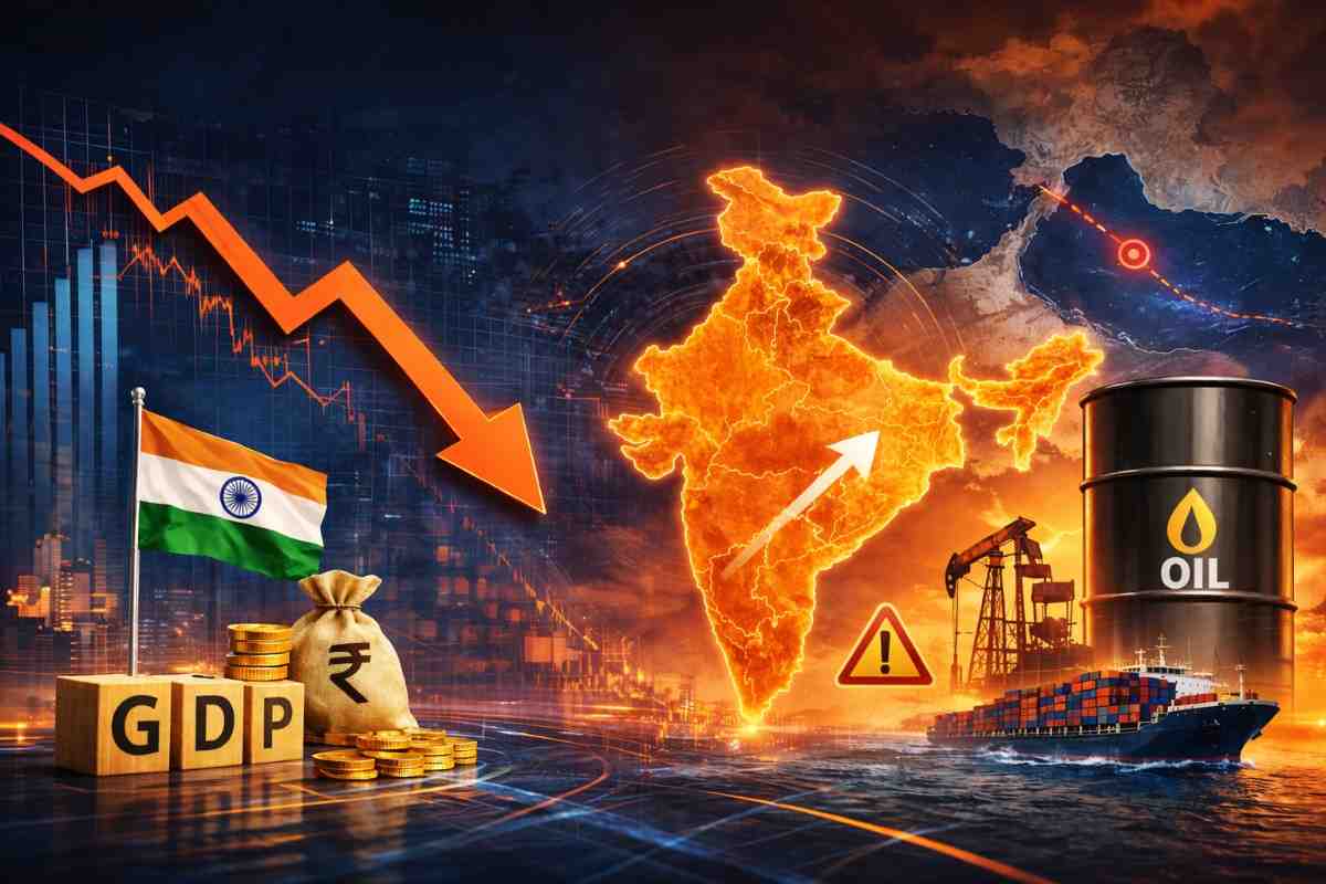 India GDP forecast cut amid oil crisis