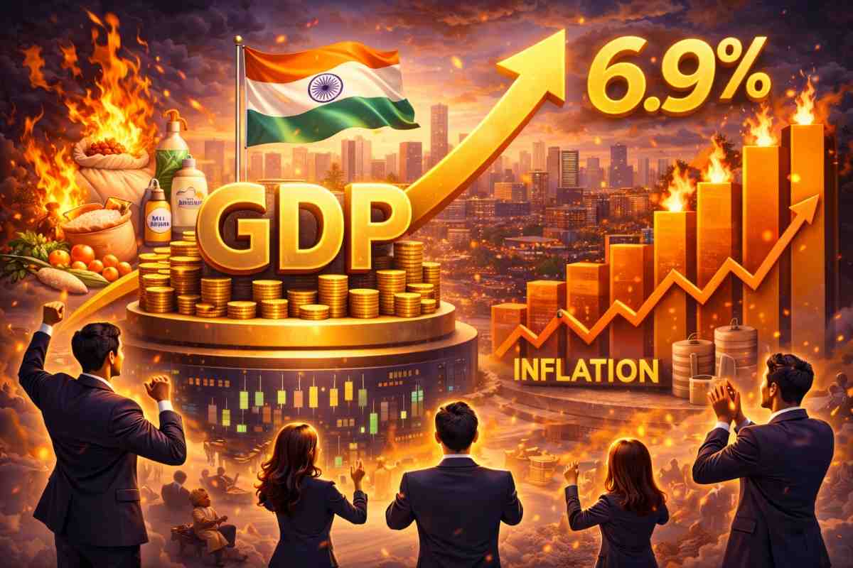 GDP Growth of India Hits 6.9% Forecast Amid Inflation Surge