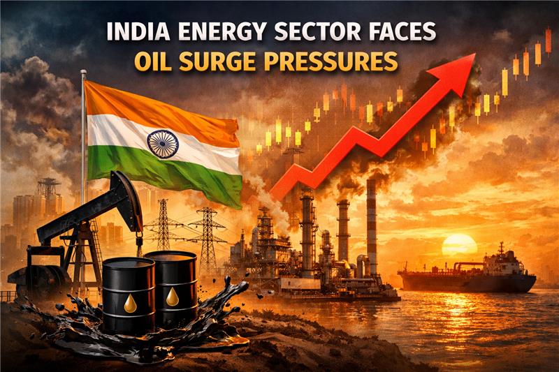 India energy sector hit by oil price surge