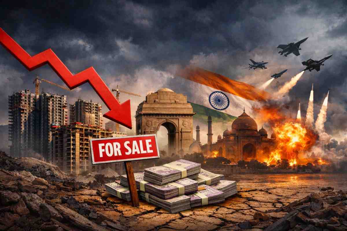 India Realty Sector Slumps Amid Geopolitical Tensions