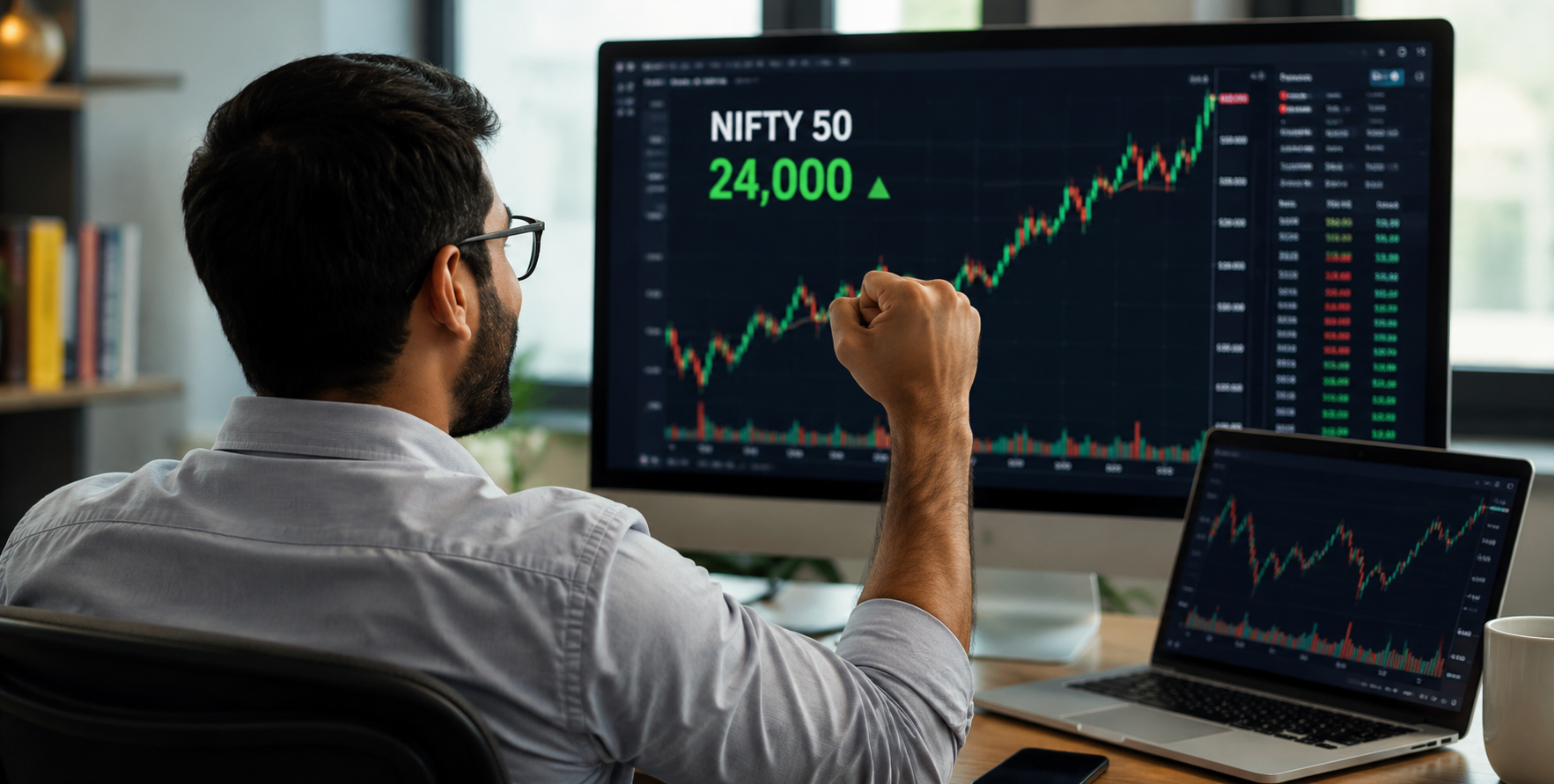 NIFTY 50 Breaches 24,000 Milestone: Rally Analysis and Technical