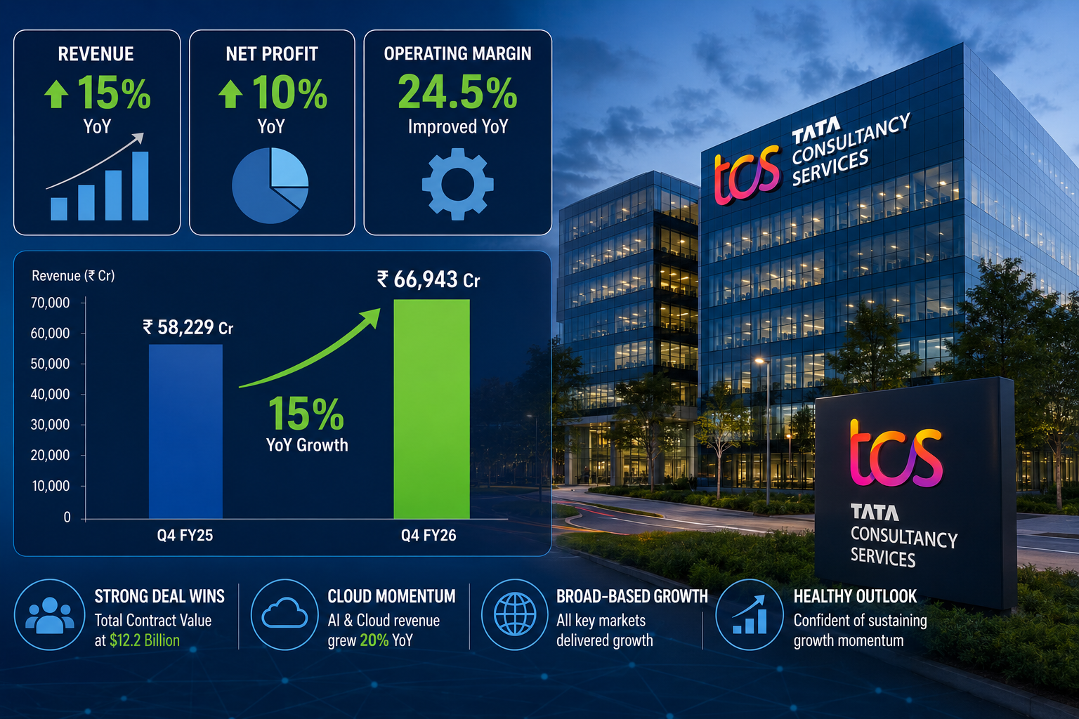 TCS Q4 FY26 revenue growth beats estimates