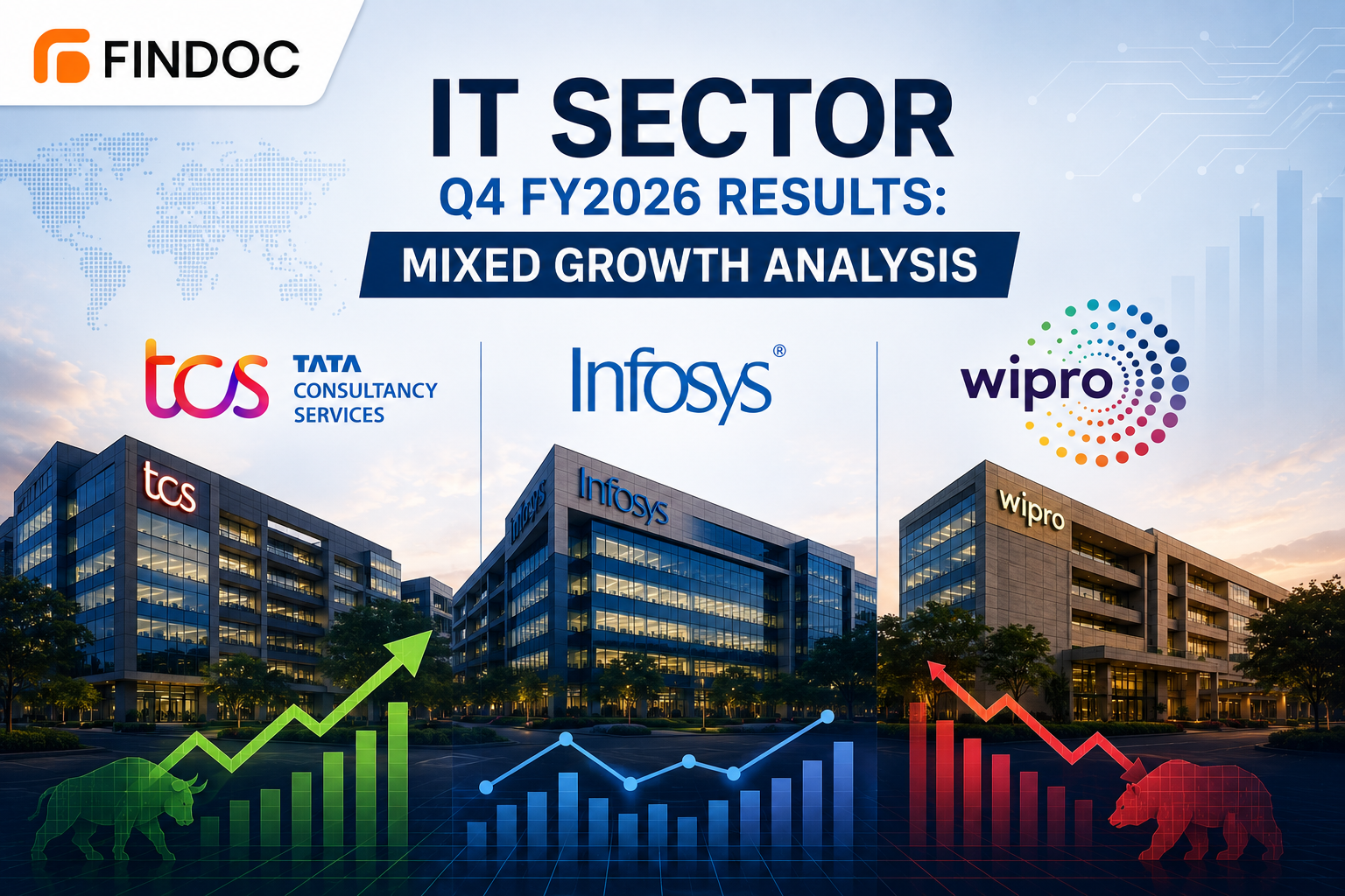 IT Sector Q4 FY2026 Results: TCS, Infosys, Wipro Mixed Growth Analysis
