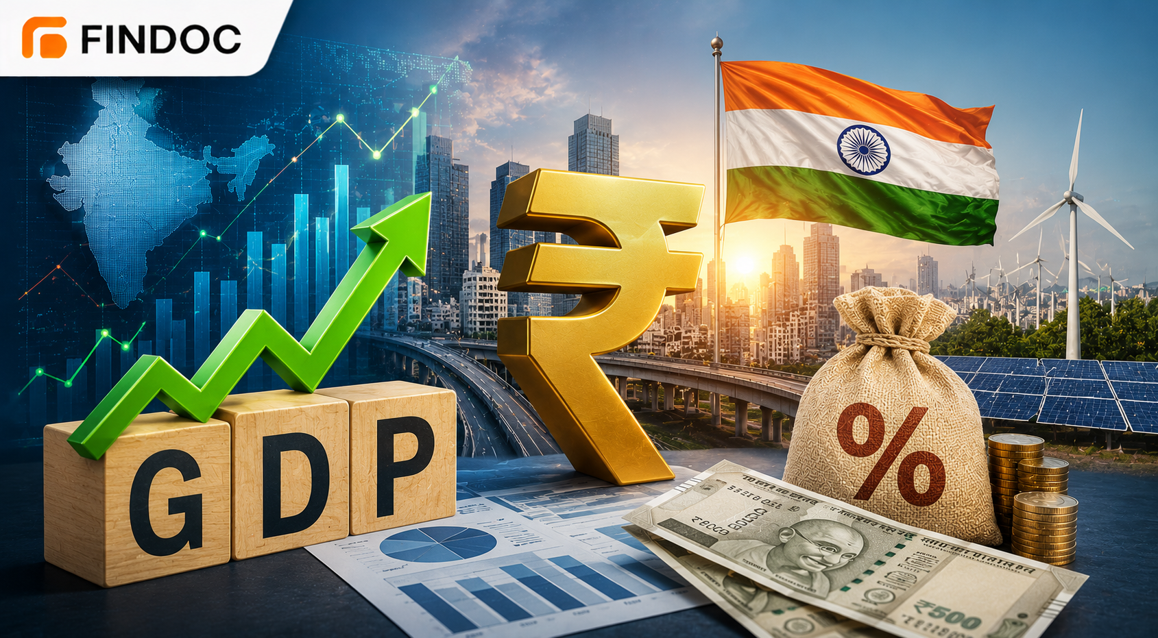 India Economy: Robust GDP Growth Offsets Inflation and Rupee Concerns