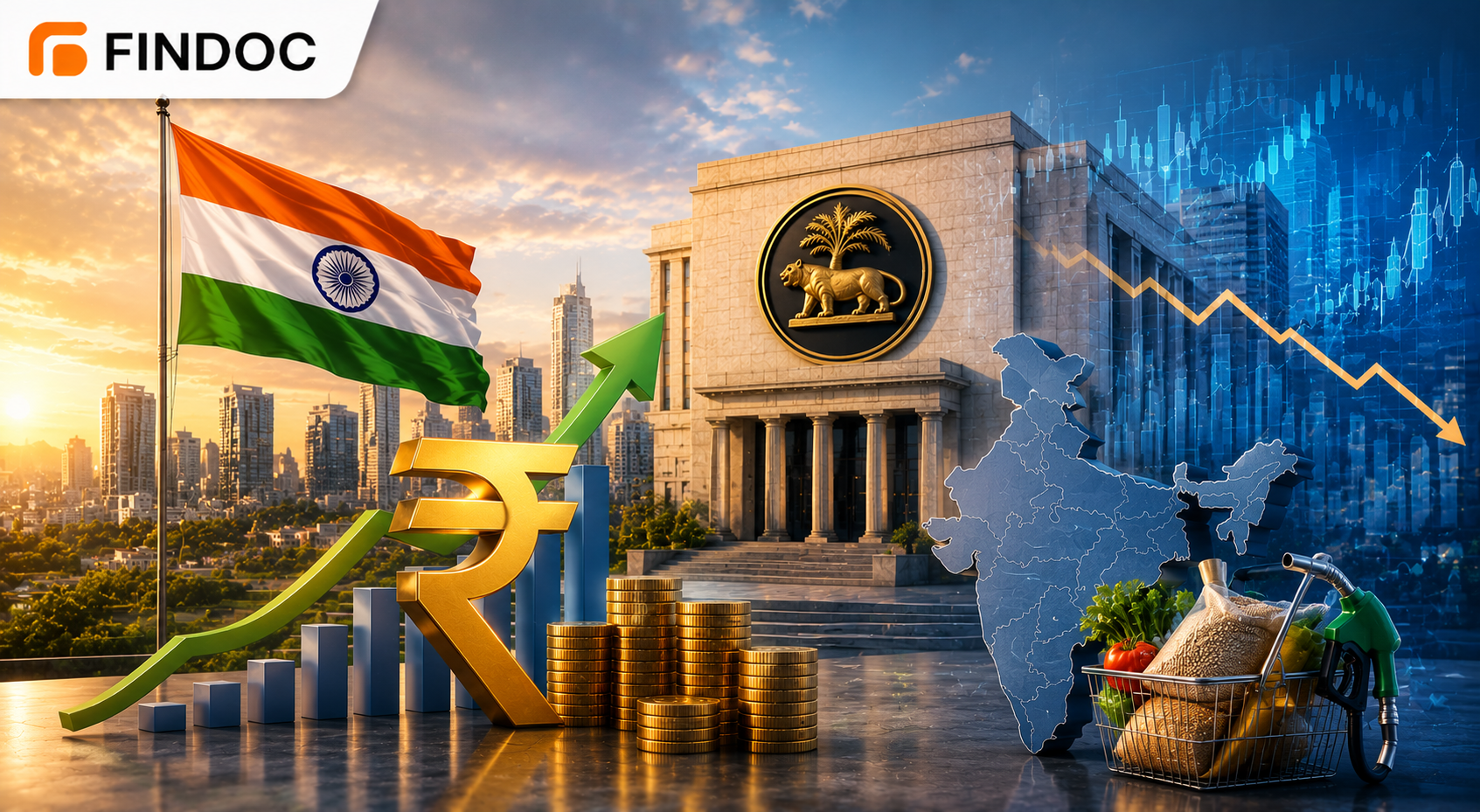 India Economy Update: Growth Resilient as Inflation Eases, RBI Stays