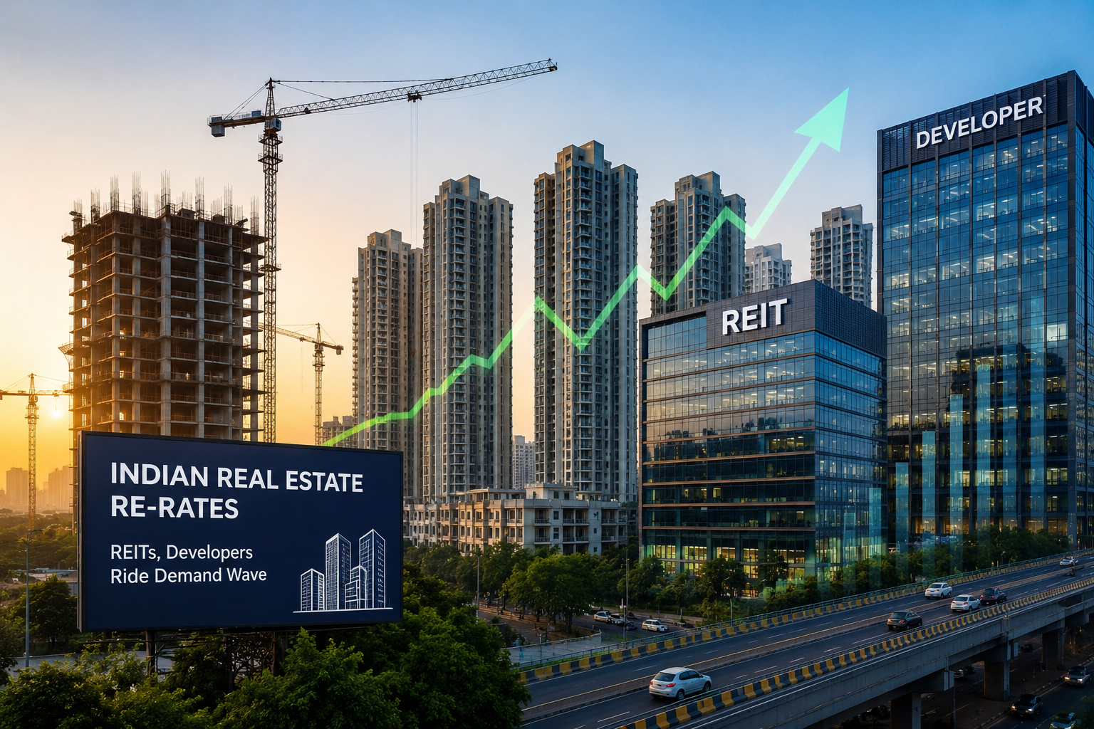 Indian Real Estate Re-Rates As REITs, Developers Ride Demand Wave