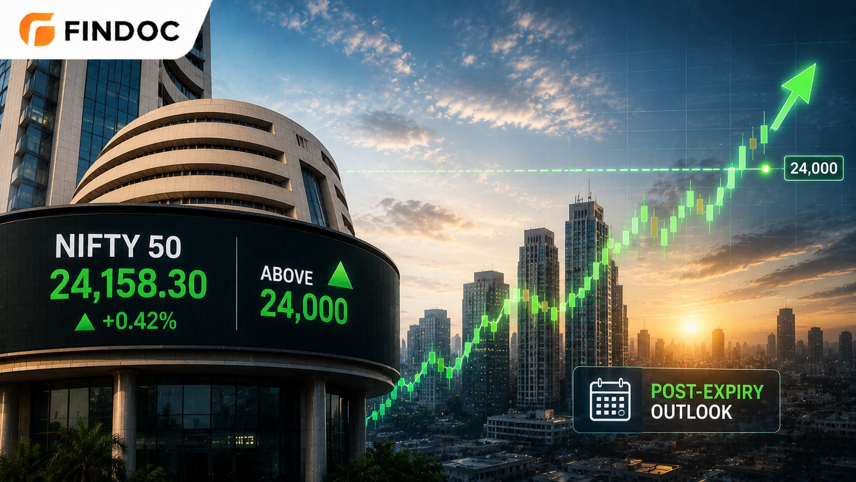 Nifty 50 Holds Above 24,000 as Indian Equities Eye Post-expiry
