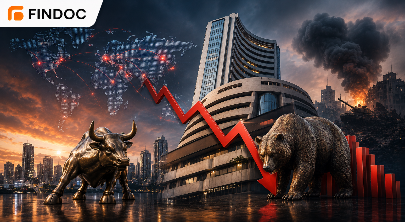 Nifty, Sensex Extend Mild Losses Amid Global Growth, Geopolitical