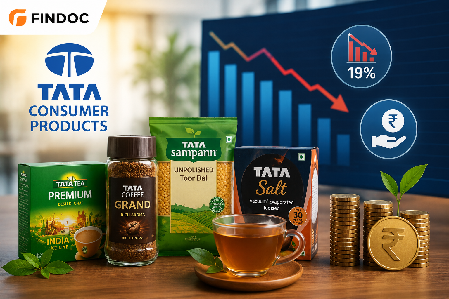Tata Consumer Products Reports Q4 Net Profit Decline of 19%; Declares Dividend for Shareholders