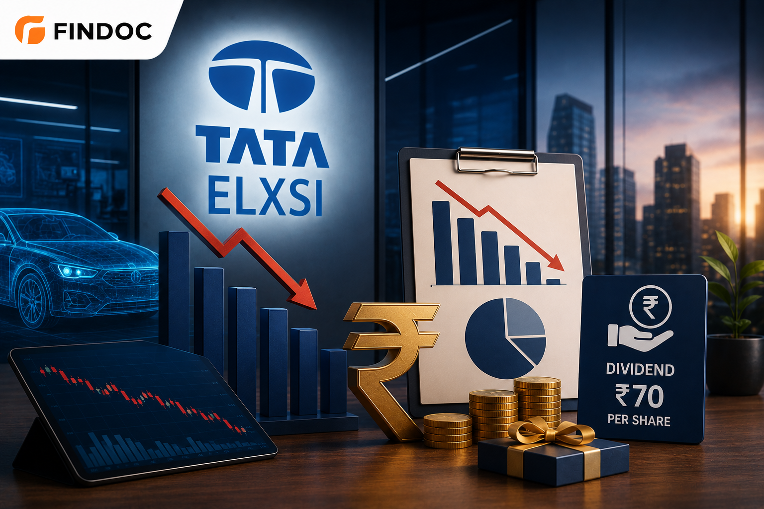 Tata Elxsi Reports Q4 Decline in Profit and Revenue; Declares Rs 70 Dividend Per Share