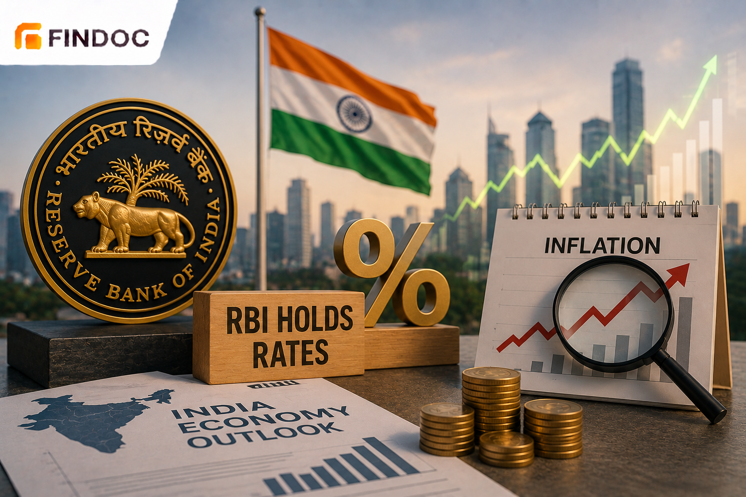 India economy outlook: RBI holds rates as markets eye inflation