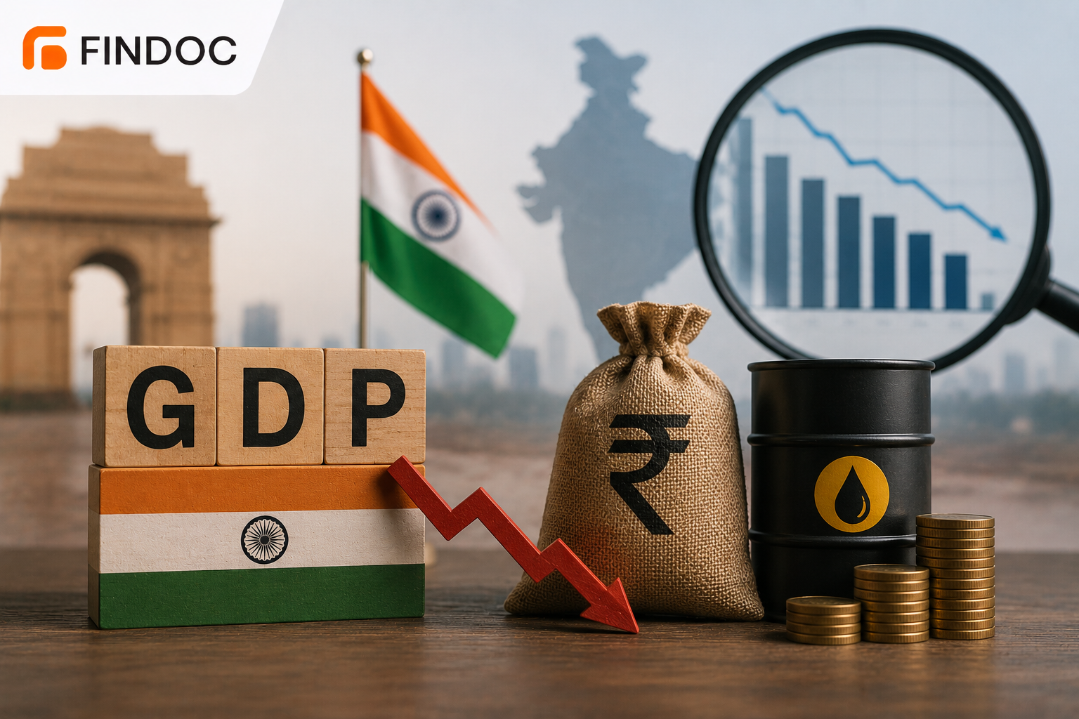 India GDP Growth Seen Slowing to 6.6% as Oil Prices and Weak