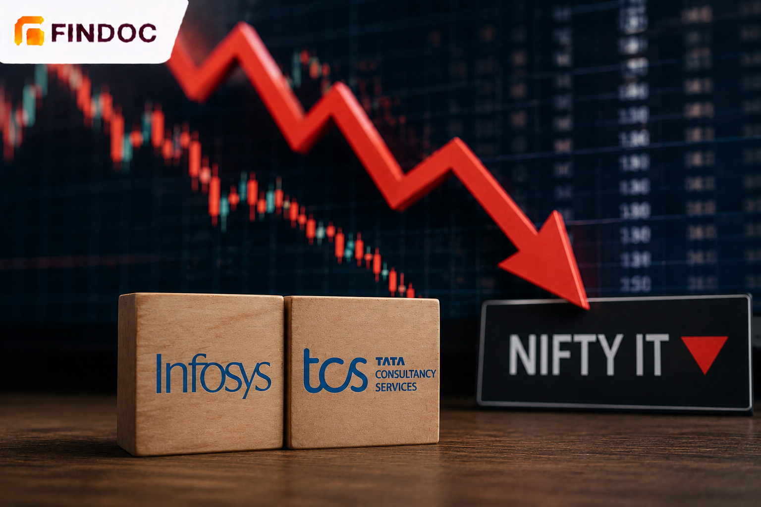 Indian IT Stocks Under Pressure as Infosys, TCS Weigh on Nifty IT