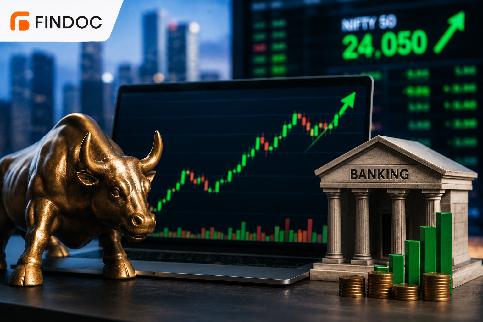 Nifty 50 Rebounds Above 24,000 as Banking and Midcap Stocks Lead
