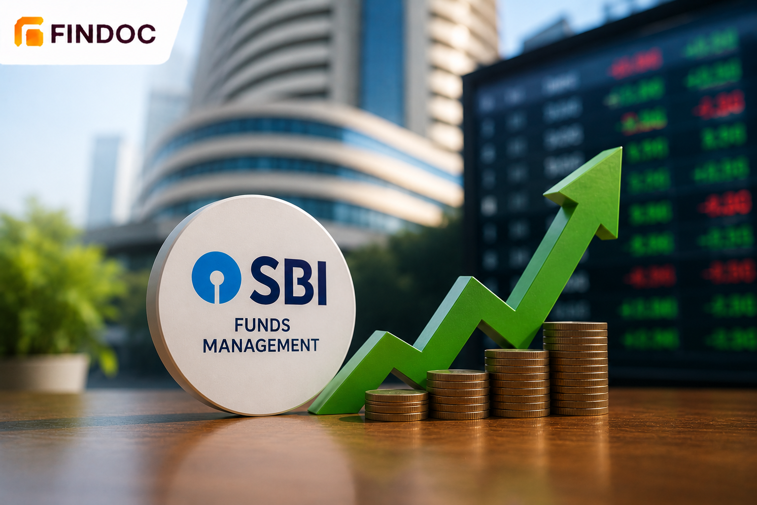 SBI Funds Management gains on market debut