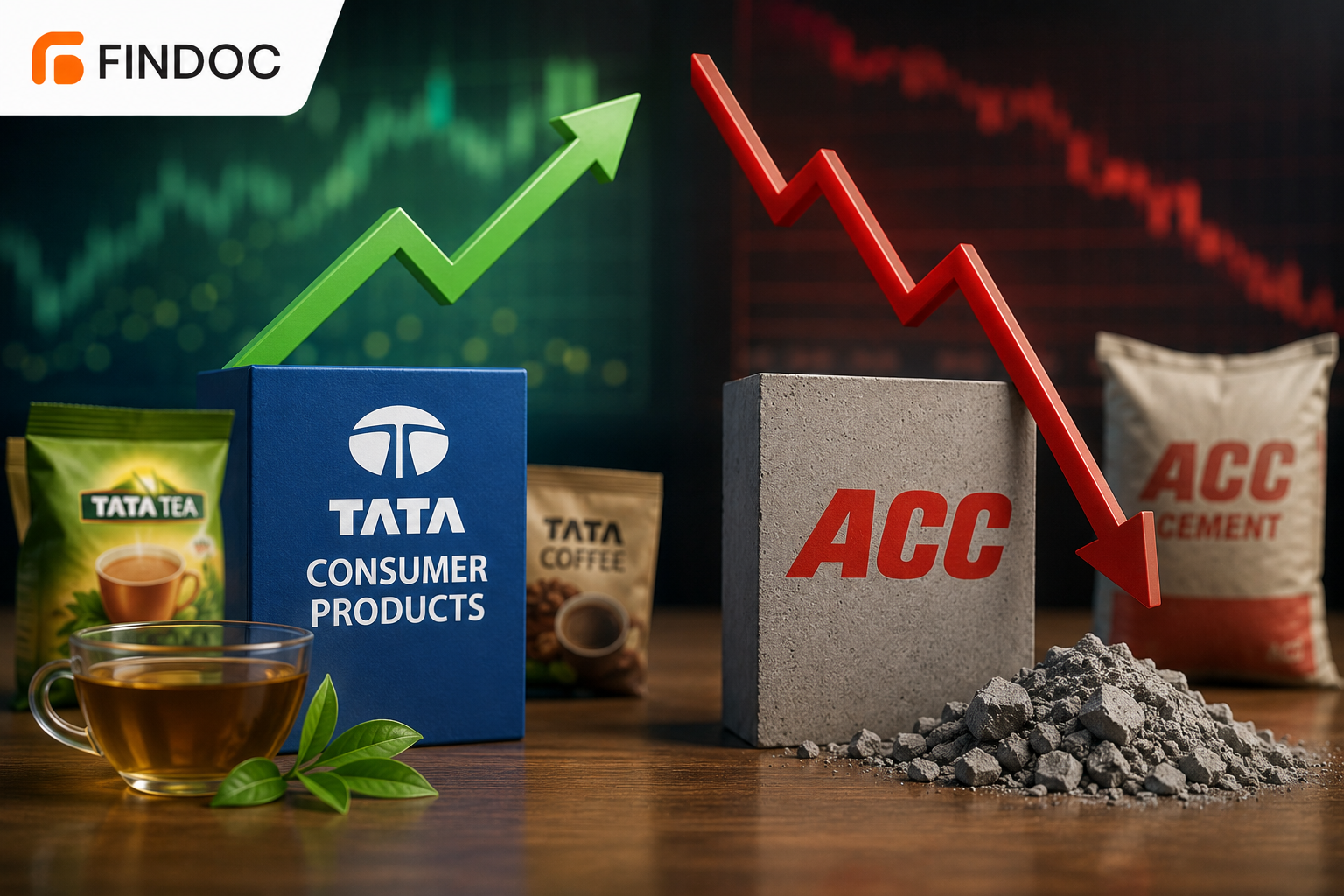 Tata Consumer gains as ACC reports weak Q1 profit