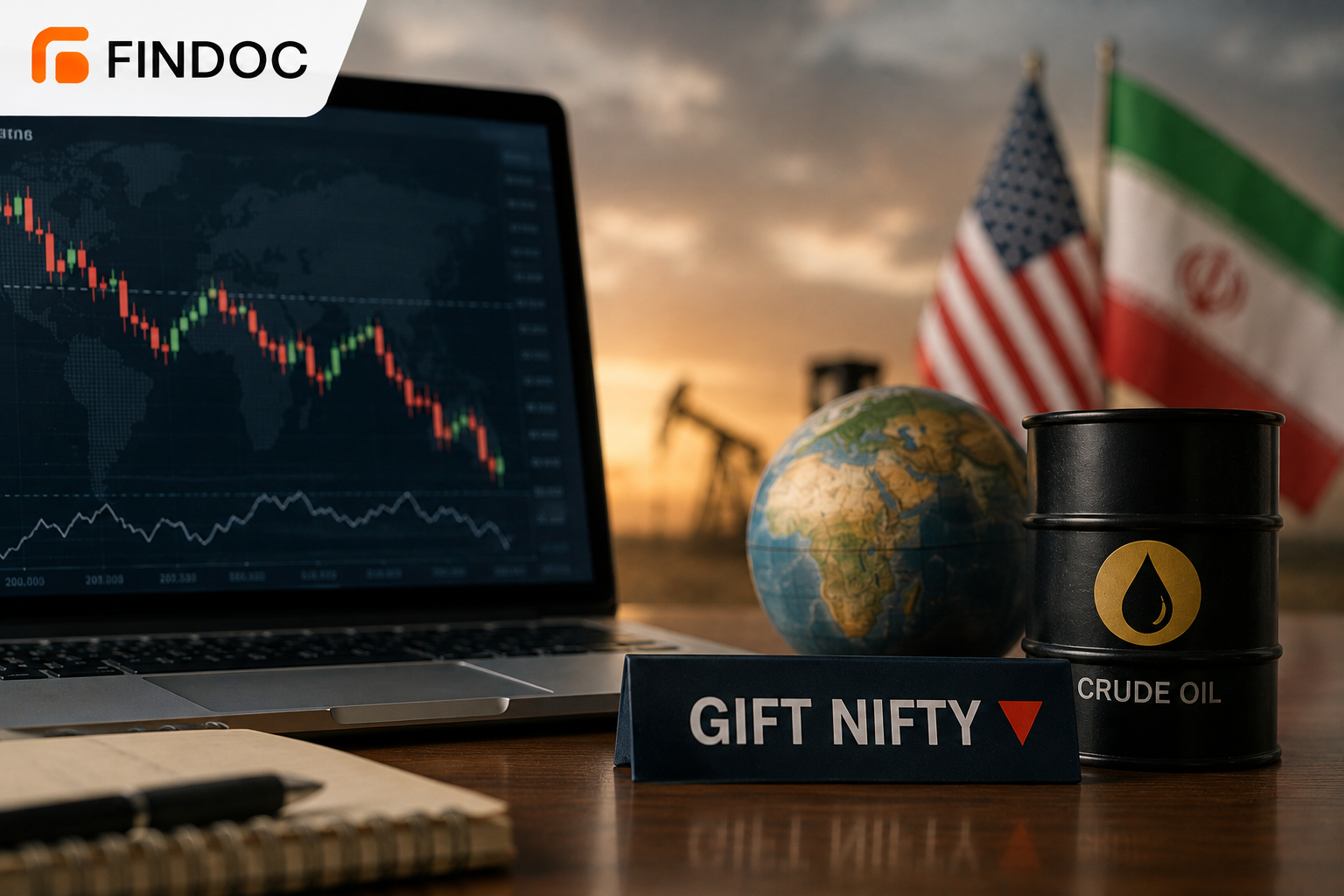 GIFT Nifty Signals Muted Opening as US-Iran Tensions Lift Crude Prices