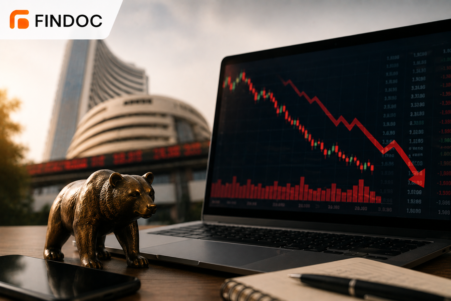 Market Trades Lower in Early Session; Nifty Falls Below 24,250 Mark