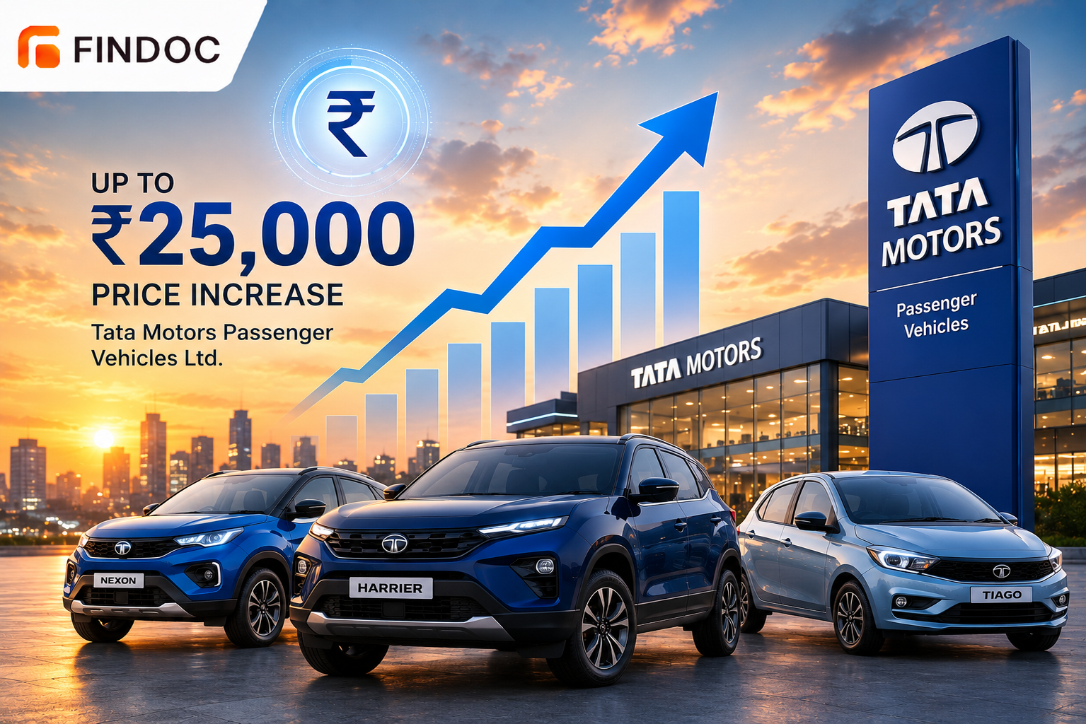 TMPV to Raise Car, SUV Prices by Up to ₹25,000