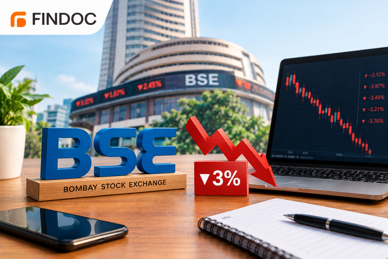 BSE Shares Fall Around 3% After NSE IPO Announces