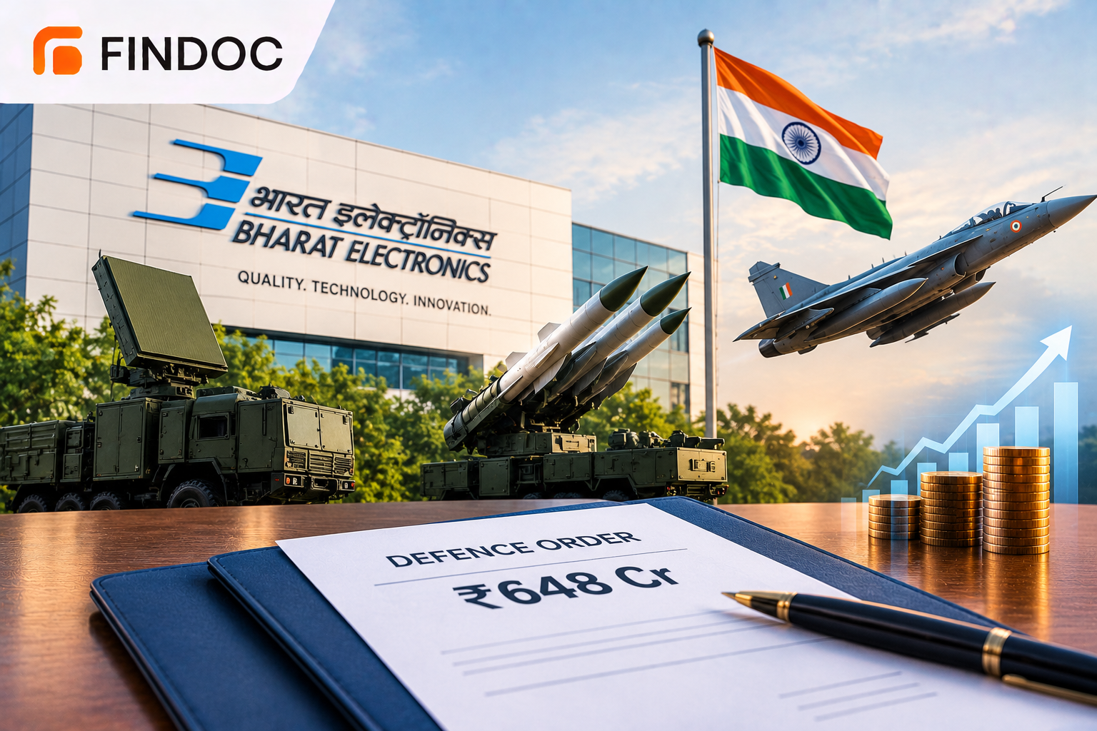Bharat Electronics Bags ₹648 Crore in Fresh Defence Orders