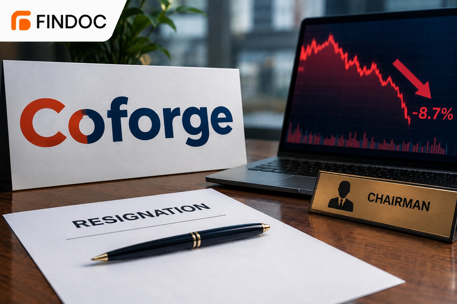 Coforge Shares Tumble 8.7% as Chairman OP Bhatt Resigns