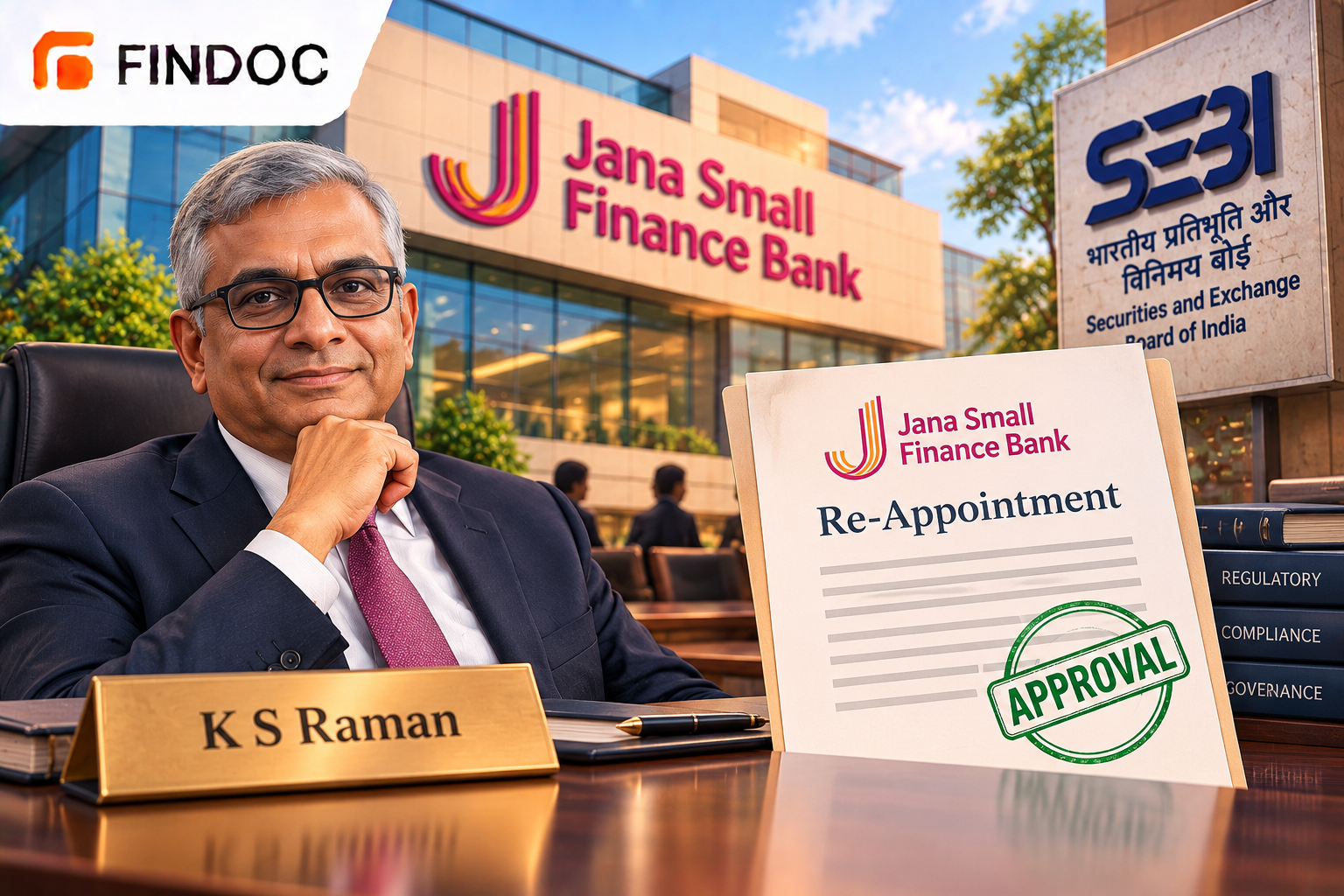 Jana Small Finance Bank Seeks Nod for K S Raman’s Re-Appointment