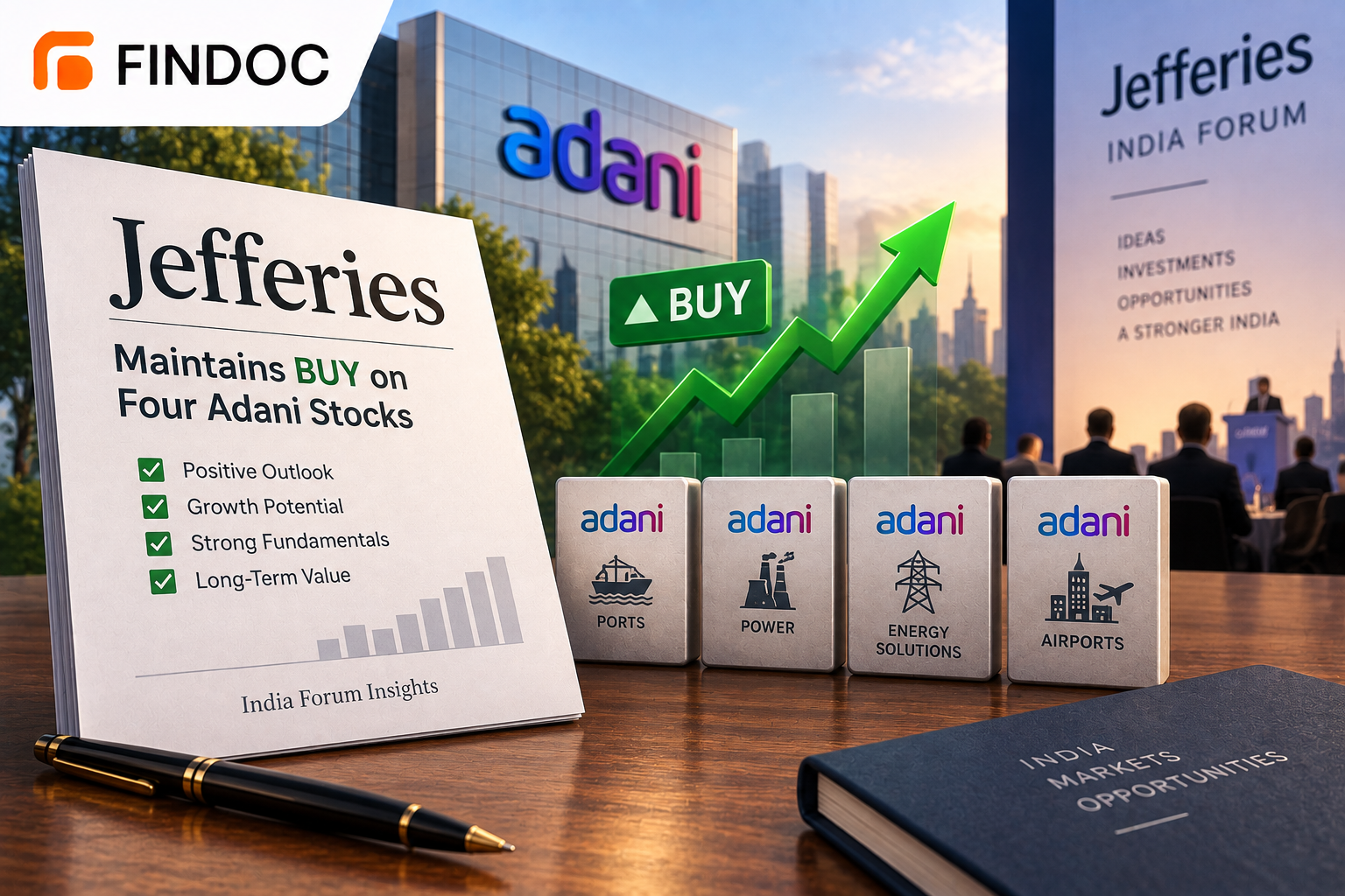 Jefferies Keeps Buy on Four Adani Stocks After India Forum