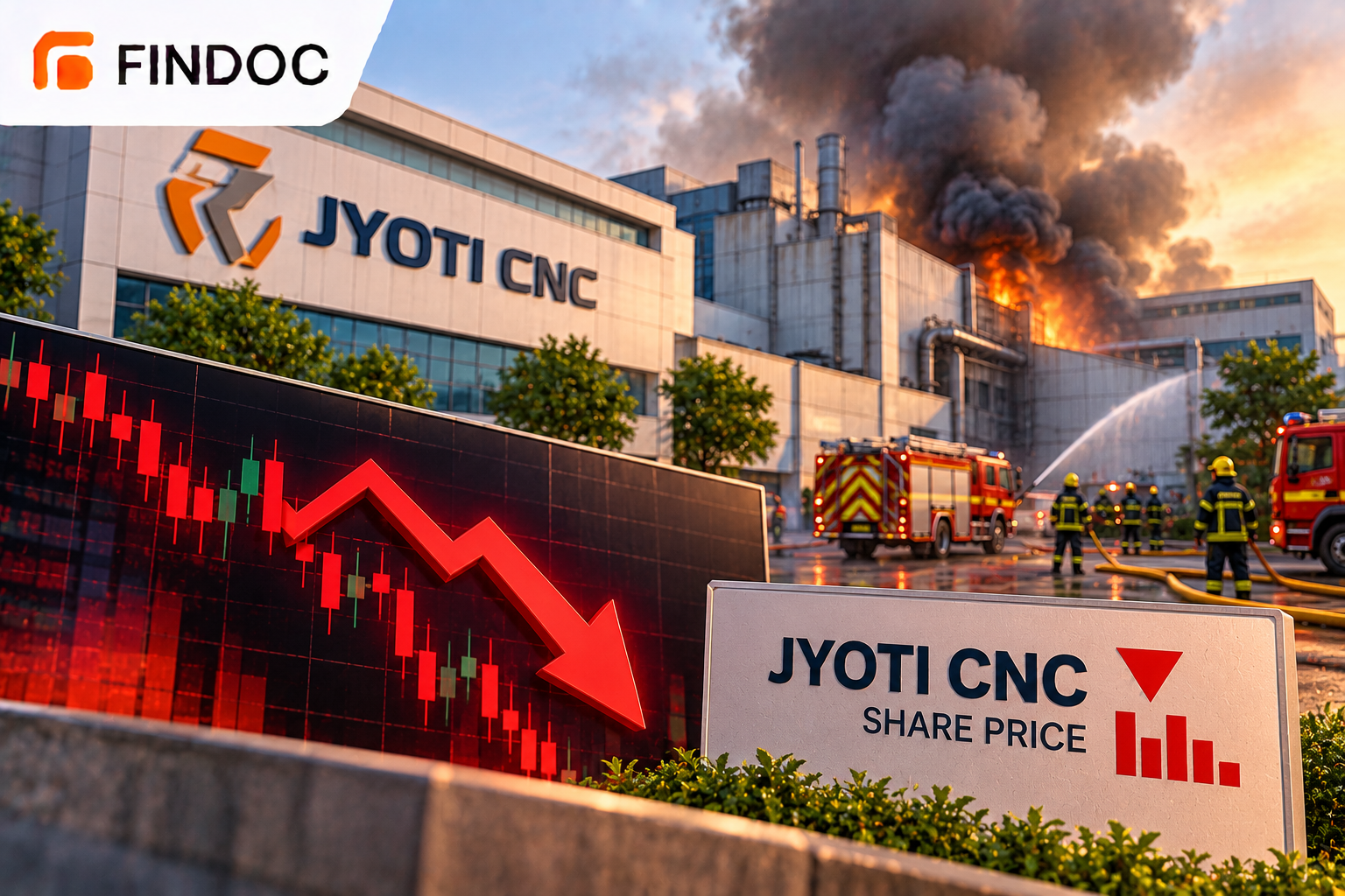 Jyoti CNC Falls After Rajkot Fire; Company Says Contained