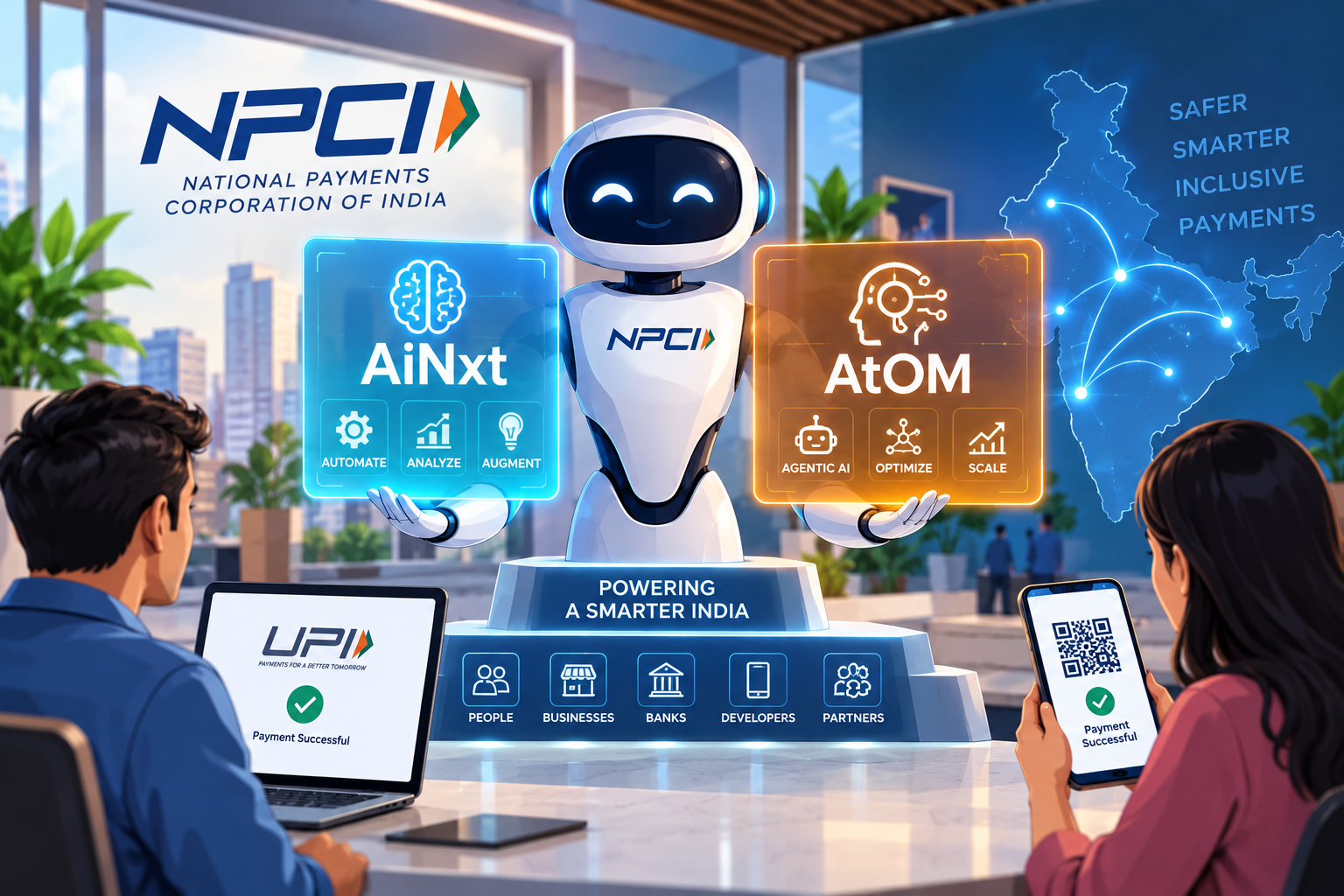 NPCI Launches AiNxt and AtOM: Two New Agentic AI Platforms
