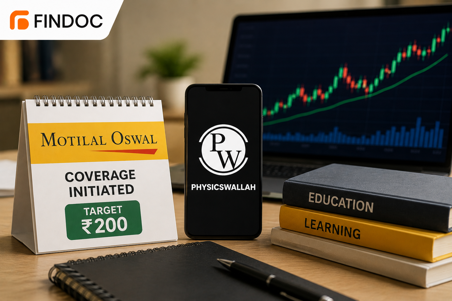 Motilal Oswal Starts PhysicsWallah Coverage With ₹200 Target