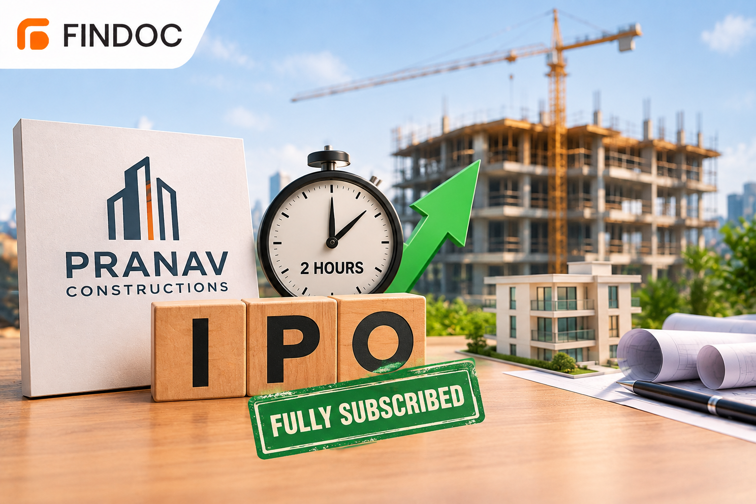 Pranav Constructions IPO Fully Subscribed in 2 Hours on Day 1