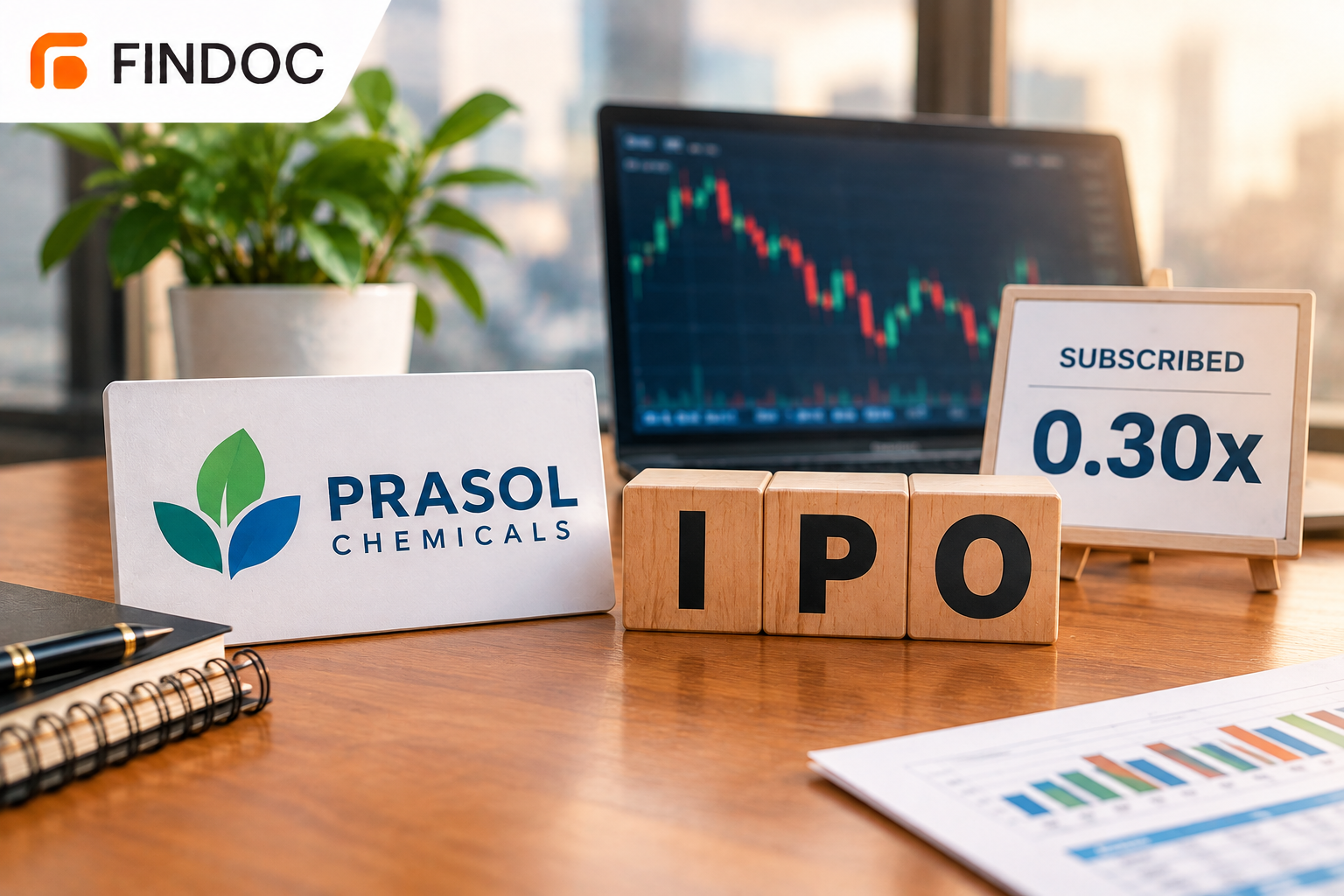 Prasol Chemicals IPO subscription at 0.30x on Day 1
