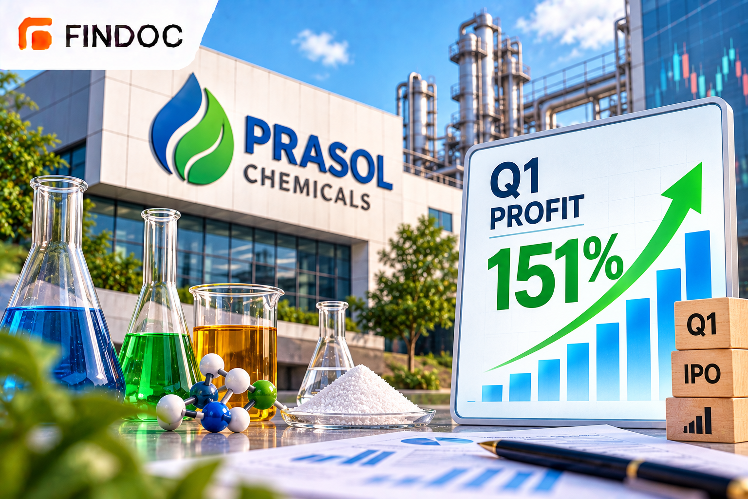 Prasol Chemicals Q1 Profit Jumps 151% in First Result Since IPO
