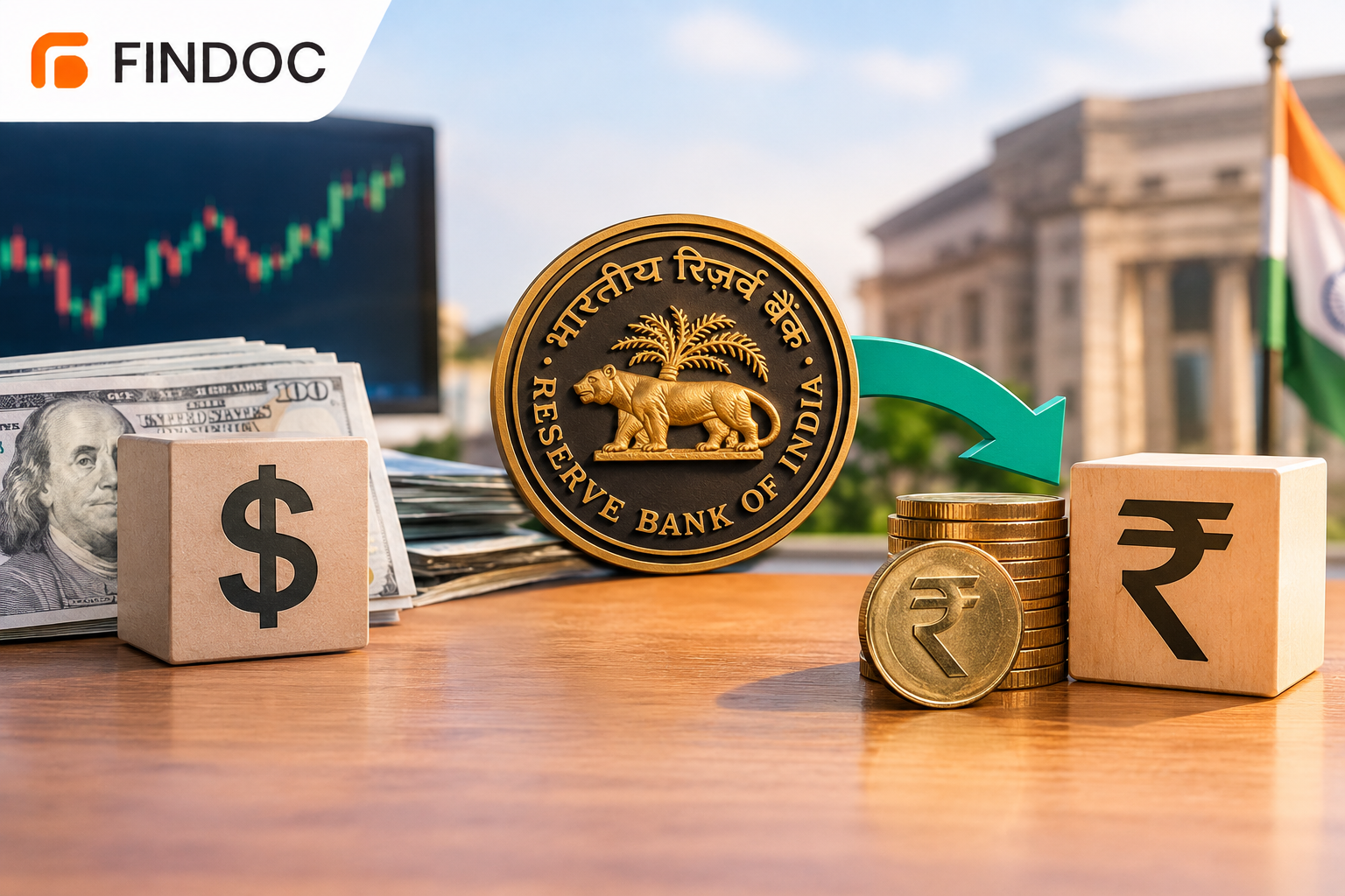 RBI Dollar Sales Lift Rupee to Two-Month High