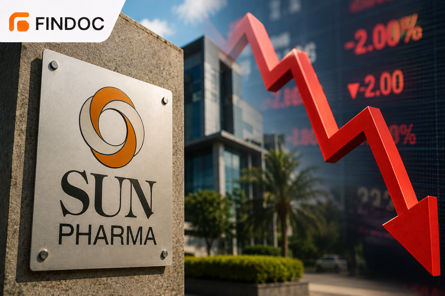 Sun Pharma shares fall 2% despite tariff relief