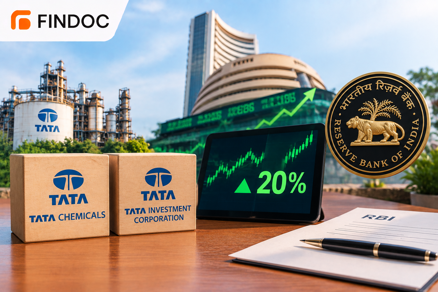 Tata Chemicals, Tata Investment Zoom 20% On RBI Caveat Move