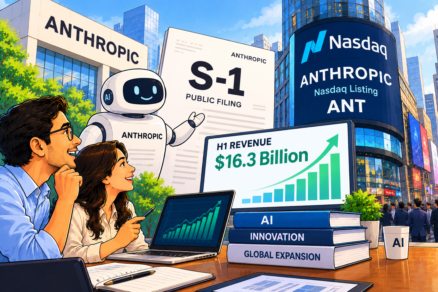 Anthropic files public S-1 for Nasdaq IPO as H1 revenue hits $16.3 billion