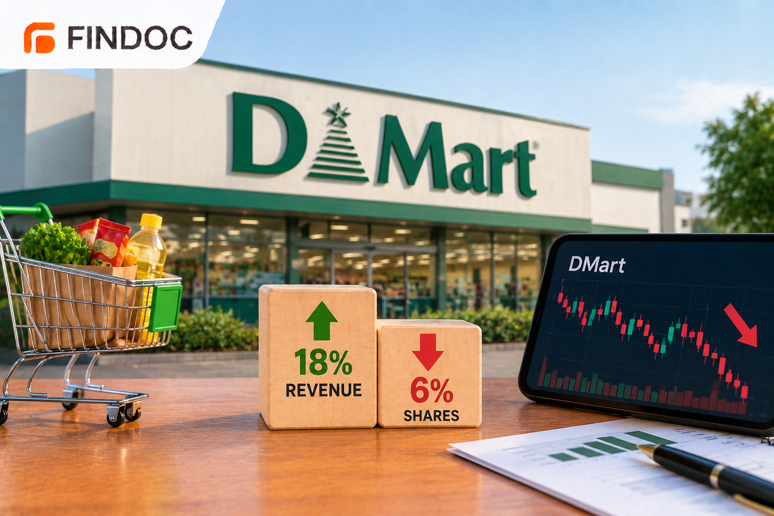 DMart shares drop 6% despite 18% revenue jump