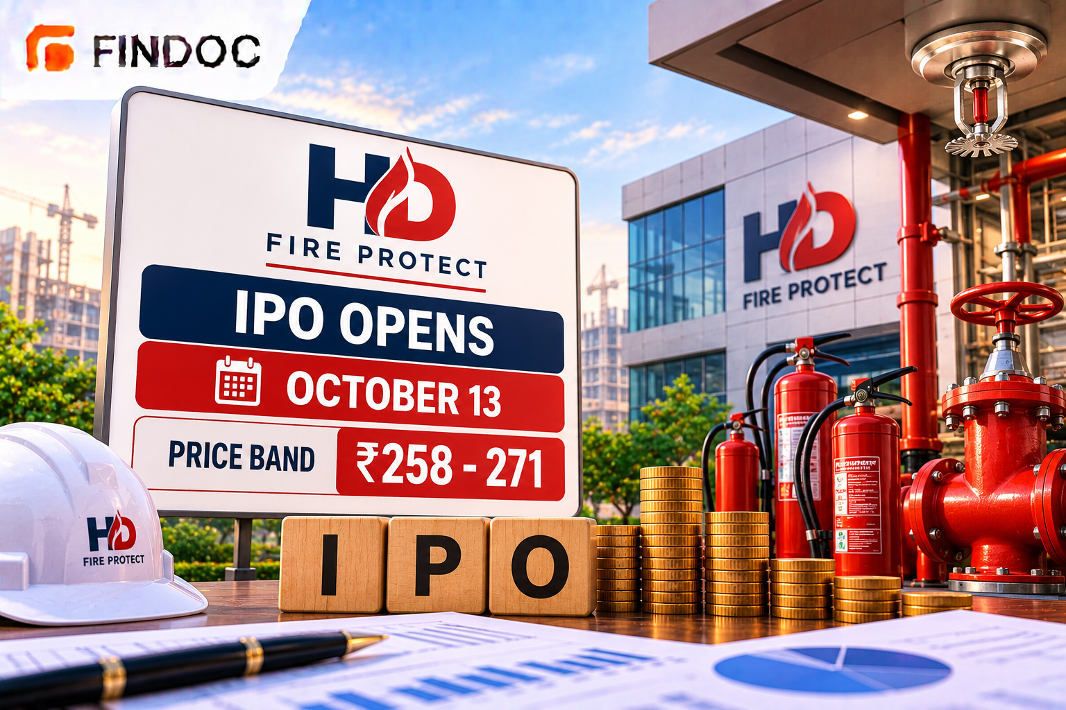 HD Fire Protect IPO Opens October 13 With ₹258-271 Price Band