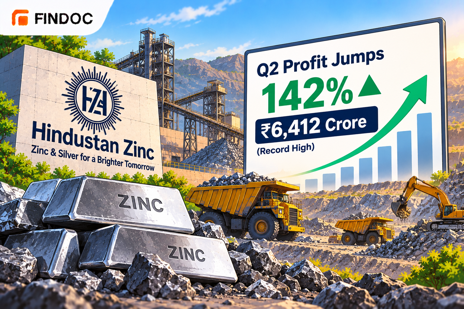 Hindustan Zinc Q2 Profit Jumps 142% to Record ₹6,412 Crore