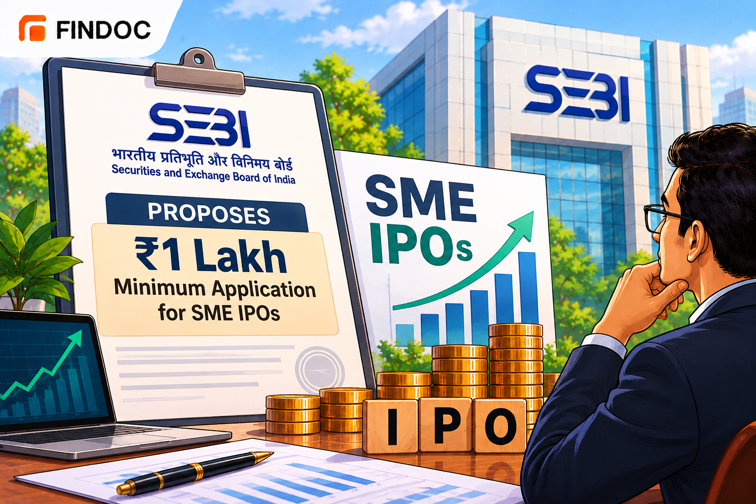 SEBI Proposes ₹1 Lakh Minimum Application for SME IPOs