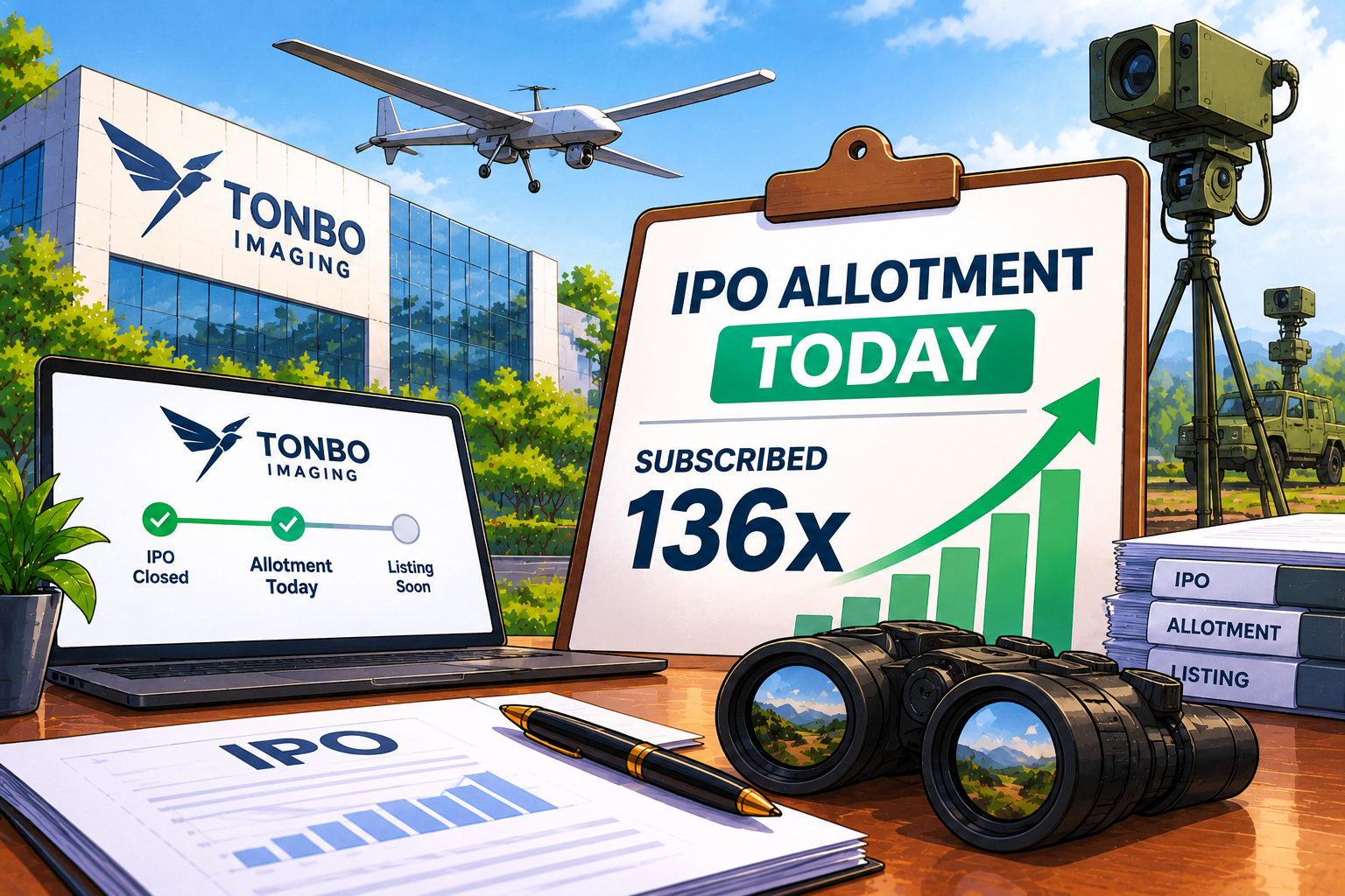 Tonbo Imaging IPO Allotment Today After 136x Subscription